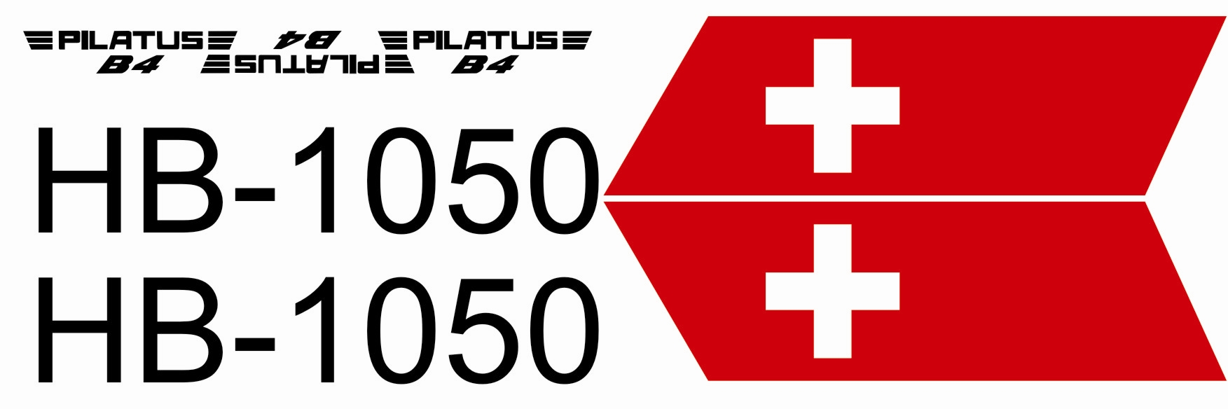 Dekor für Pilatus B4 4,60 Meter Rumpf